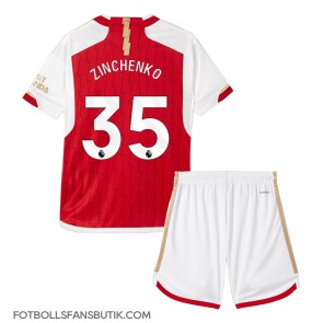 Arsenal Oleksandr Zinchenko #35 Replika Hemmatröja Barn 2023-24 Kortärmad (+ Korta byxor)